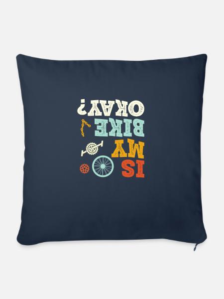 Is my bike ok? Lustig - Sofakissenbezug 45 x 45 cm - Navy