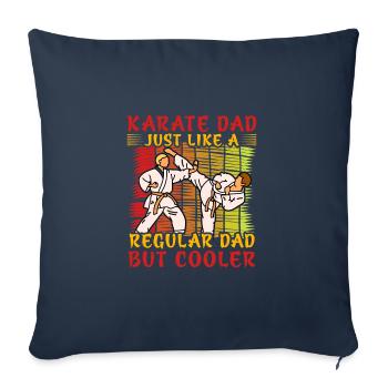 Karate Dad wie ein normaler Papa, nur cooler - Sofakissenbezug 45 x 45 cm - Navy - Vorne