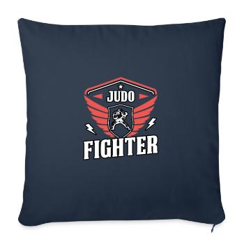 Judo Fighter - Sofa pillowcase 17,3'' x 17,3'' (45 x 45 cm) - navy - Front
