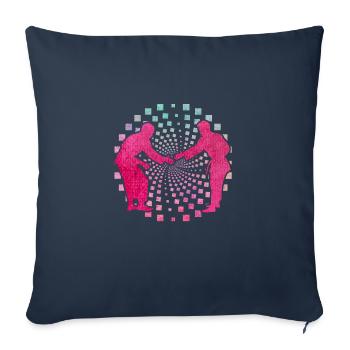 Judo - Sofa pillowcase 17,3'' x 17,3'' (45 x 45 cm) - navy - Front