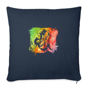 Judo - Sofa pillowcase 17,3'' x 17,3'' (45 x 45 cm) - navy - Front