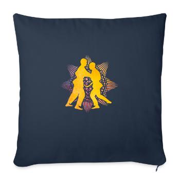 Judo - Sofa pillowcase 17,3'' x 17,3'' (45 x 45 cm) - navy - Front