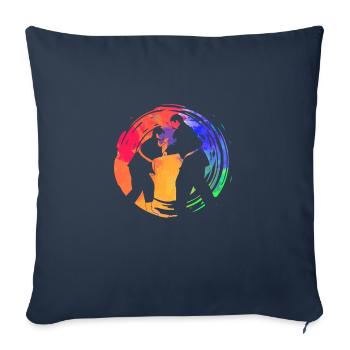 Judo - Sofa pillowcase 17,3'' x 17,3'' (45 x 45 cm) - navy - Front