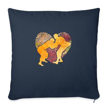 Judo - Sofa pillowcase 17,3'' x 17,3'' (45 x 45 cm) - navy - Front