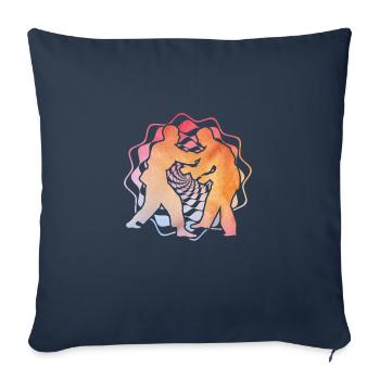 Judo - Sofa pillowcase 17,3'' x 17,3'' (45 x 45 cm) - navy - Front