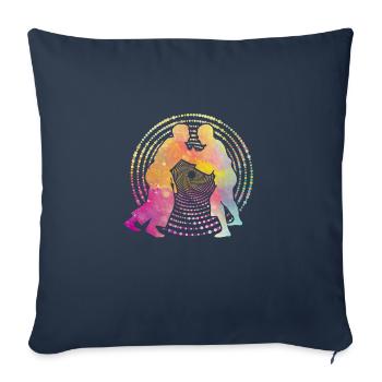 Judo - Sofa pillowcase 17,3'' x 17,3'' (45 x 45 cm) - navy - Front