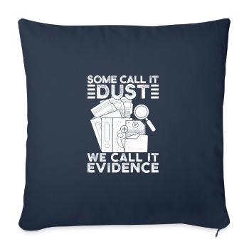 Forensic Analyst Call It Evidence Squad Crime Lab - Sofakissenbezug 45 x 45 cm - Navy - Vorne