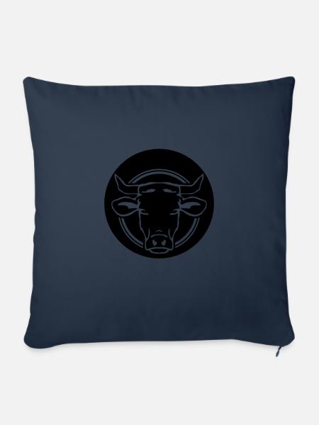 cow - Sofakissenbezug 45 x 45 cm - Navy
