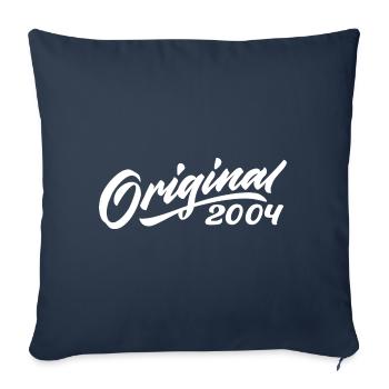 Original 2004 Birthday Gift 2004 - Sofa pillowcase 17,3'' x 17,3'' (45 x 45 cm) - navy - Front
