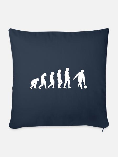 Evolution Kegler - Sofakissenbezug 45 x 45 cm - Navy