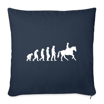 Evolution Reiter - Sofakissenbezug 45 x 45 cm - Navy - Vorne