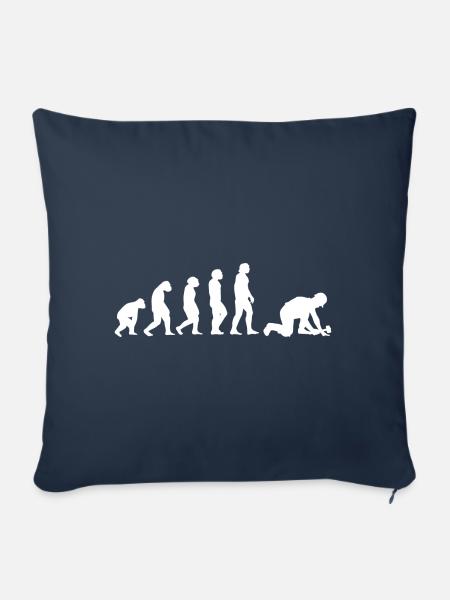 Evolution Pflasterer - Sofakissenbezug 45 x 45 cm - Navy