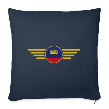 I love Lichtenstein, elegance style design T-Shir - Sofa pillowcase 17,3'' x 17,3'' (45 x 45 cm) - navy - Front