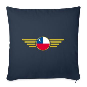 I Love Chile, Style Design T-Shirt, Clothing - Sofa pillowcase 17,3'' x 17,3'' (45 x 45 cm) - navy - Front