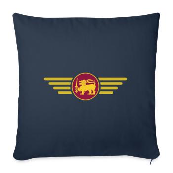 I Love Sri Lanka, Elegance Style Design T-Shirt - Sofa pillowcase 17,3'' x 17,3'' (45 x 45 cm) - navy - Front