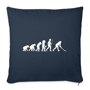Field Hockey Evolution Gift Field Hockey Player G - Sofa pillowcase 17,3'' x 17,3'' (45 x 45 cm) - navy - Front