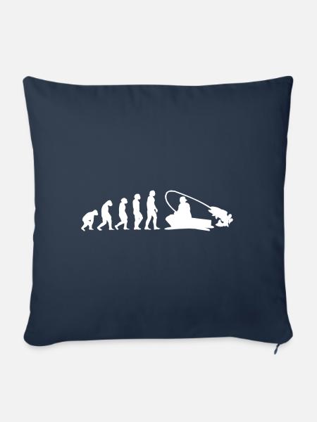Evolution Zander Angler - Sofakissenbezug 45 x 45 cm - Navy