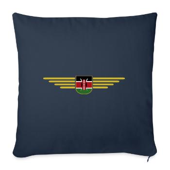 Nairobi Design for Kenya Lovers - Sofa pillowcase 17,3'' x 17,3'' (45 x 45 cm) - navy - Front