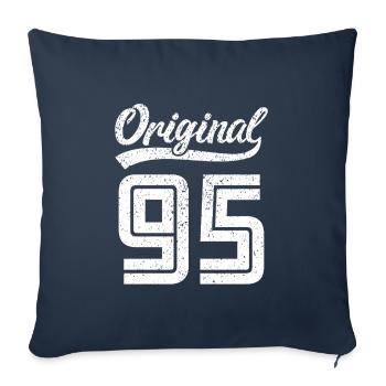 1995 Original 95 born 1995 - Sofa pillowcase 17,3'' x 17,3'' (45 x 45 cm) - navy - Front