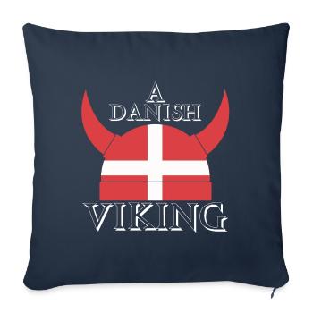 viking - Housse de coussin décorative 45 x 45 cm - bleu marine - Devant