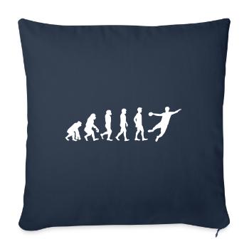 Handball Handballer Evolution Gift - Sofa pillowcase 17,3'' x 17,3'' (45 x 45 cm) - navy - Front