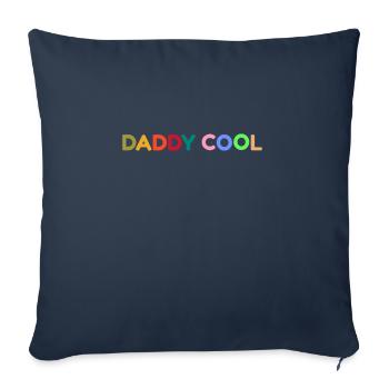 daddy cool - Housse de coussin décorative 45 x 45 cm - bleu marine - Devant