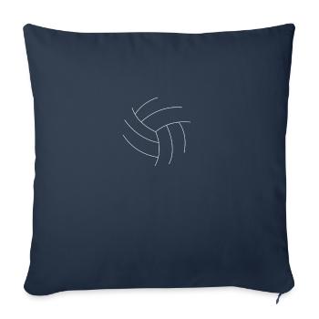 Volley - Sofa pillowcase 17,3'' x 17,3'' (45 x 45 cm) - navy - Front
