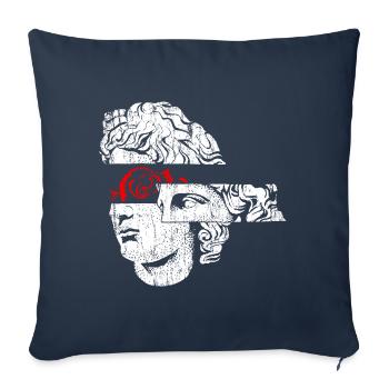Art Classic Aesthetic Graphic - Sofa pillowcase 17,3'' x 17,3'' (45 x 45 cm) - navy - Front