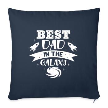 Best Dad in the Galaxy - Sofa pillowcase 17,3'' x 17,3'' (45 x 45 cm) - navy - Front