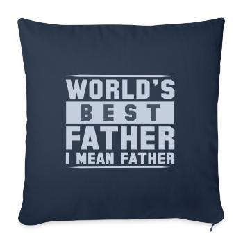 Weltweit bester Farter Mid-Range Dad- Funny Dads - Sofakissenbezug 45 x 45 cm - Navy - Vorne