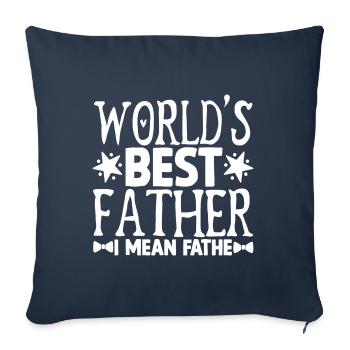 Weltweit bester Farter Mid-Range Dad- Funny Dads - Sofakissenbezug 45 x 45 cm - Navy - Vorne