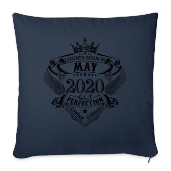 Geburtstag Mai 2020 Mai Geburtstag 2020 - Sofakissenbezug 45 x 45 cm - Navy - Vorne