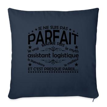 Logistics Assistant Gift Logistics Assistant l - Sofa pillowcase 17,3'' x 17,3'' (45 x 45 cm) - navy - Front