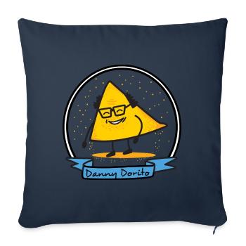 Danny Doritos Devito Fan Geschenk Dorito Shirt - Sofakissenbezug 45 x 45 cm - Navy - Vorne