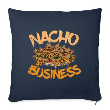 Nachos Jalapenos melted Cheese Mexico Mexican - Sofakissenbezug 45 x 45 cm - Navy - Vorne