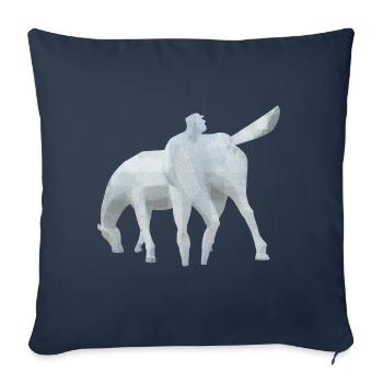 Peerd van Ome Loeks - Sofa pillowcase 17,3'' x 17,3'' (45 x 45 cm) - navy - Front