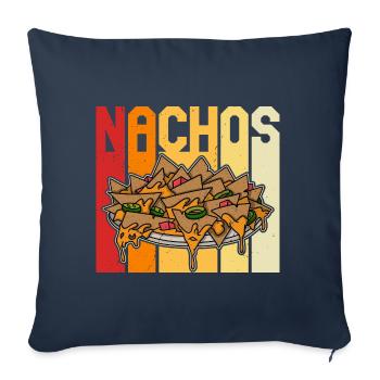 Nachos Jalapenos Cheese Mexico Mexican cuisine - Sofakissenbezug 45 x 45 cm - Navy - Vorne