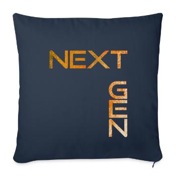 NEXT GEN - Sofa pillowcase 17,3'' x 17,3'' (45 x 45 cm) - navy - Front
