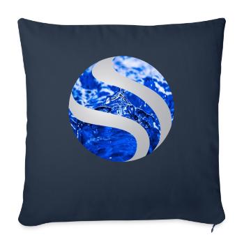Ball Wasser - Sofakissenbezug 45 x 45 cm - Navy - Vorne