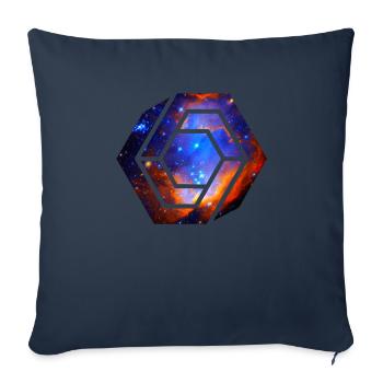 Weltraum - Sofakissenbezug 45 x 45 cm - Navy - Vorne