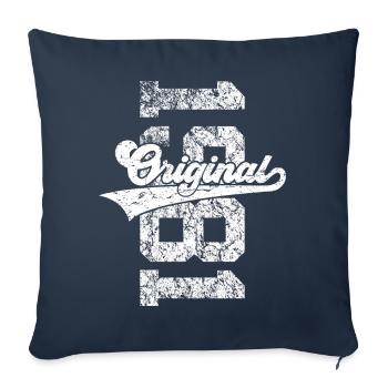 45TH BIRTHDAY ORIGINAL 1981 - Sofa pillowcase 17,3'' x 17,3'' (45 x 45 cm) - navy - Front
