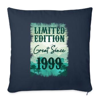 Unique En Son Genre Depuis 1999 - Housse de coussin décorative 45 x 45 cm - bleu marine - Devant