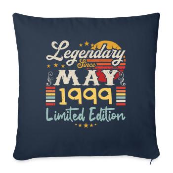 Legendary since May 1999 Limited Edition - Housse de coussin décorative 45 x 45 cm - bleu marine - Devant
