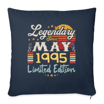 Legendary since May 1995 Limited Edition - Housse de coussin décorative 45 x 45 cm - bleu marine - Devant