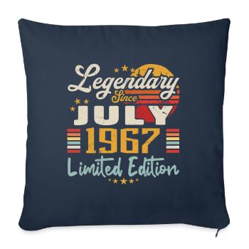 July 1967 Anniversary - Limited Edition | 1967 - Sofa pillowcase 17,3'' x 17,3'' (45 x 45 cm) - navy - Front