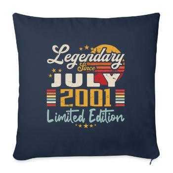 July 2001 Anniversary - Limited Edition | 2001 - Sofa pillowcase 17,3'' x 17,3'' (45 x 45 cm) - navy - Front
