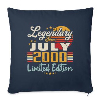 July 2000 Anniversary - Limited Edition | 2000 - Sofa pillowcase 17,3'' x 17,3'' (45 x 45 cm) - navy - Front