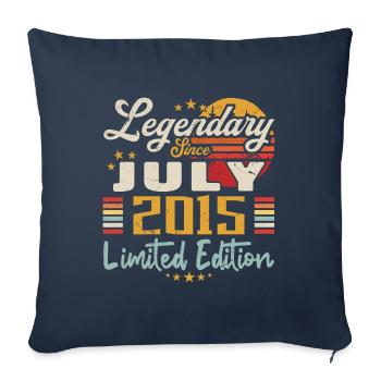 July 2015 Anniversary - Limited Edition | 2015 - Sofa pillowcase 17,3'' x 17,3'' (45 x 45 cm) - navy - Front