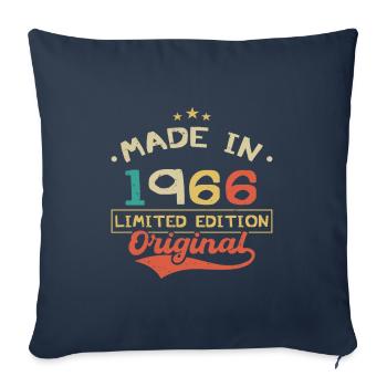 Made in 1966 | Limited Edition 1966 | Original - Sofa pillowcase 17,3'' x 17,3'' (45 x 45 cm) - navy - Front