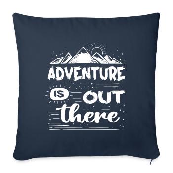 Camping Cadeau Campfire Tents Trip - Sofa pillowcase 17,3'' x 17,3'' (45 x 45 cm) - navy - Front